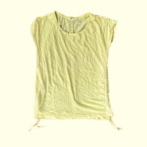 Uniqlo ruched crew neck top